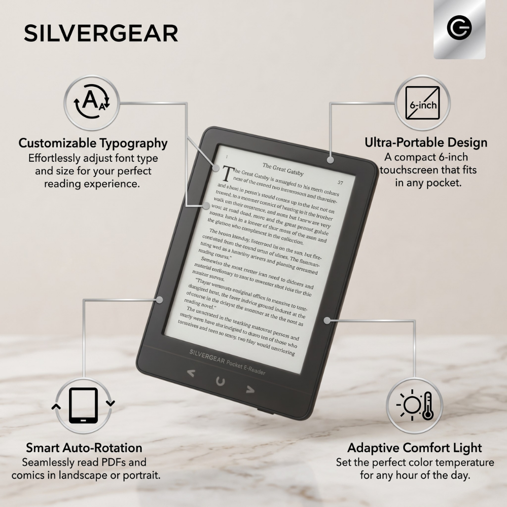 Silvergear Pocket E-Reader